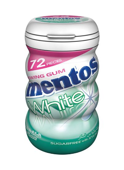 Picture of Mentos White Chewing Gum Spearmint 72pcs