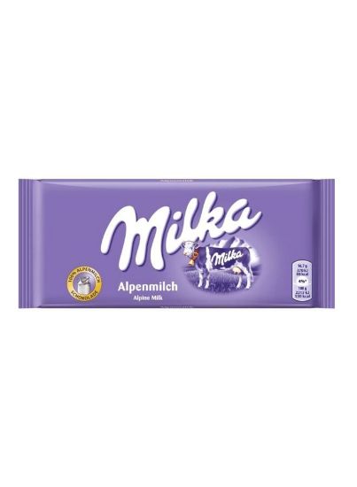 Picture of Milka Chocolate Alpine Milk 100gm