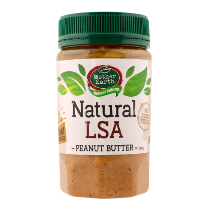 Picture of Mother Earth Natural Lsa Peanut Butter No Added Sugar 380gm