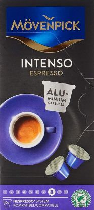 Picture of Movenpick 10 Caps Of Intenso Espresso Intensity 8/10 For Nespresso Machine 53gm