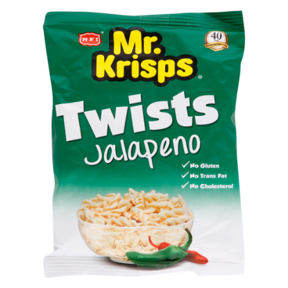 Picture of Mr Krisps Twists Jalepino 20gm