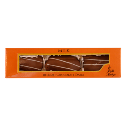 Picture of Nadiya Milk Belgian Chocolate Dates 36gm