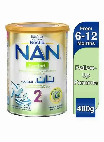 Picture of Nestle Nan 2 Comfort Follow-Up Milk Formula From 6-12 Months 400gm