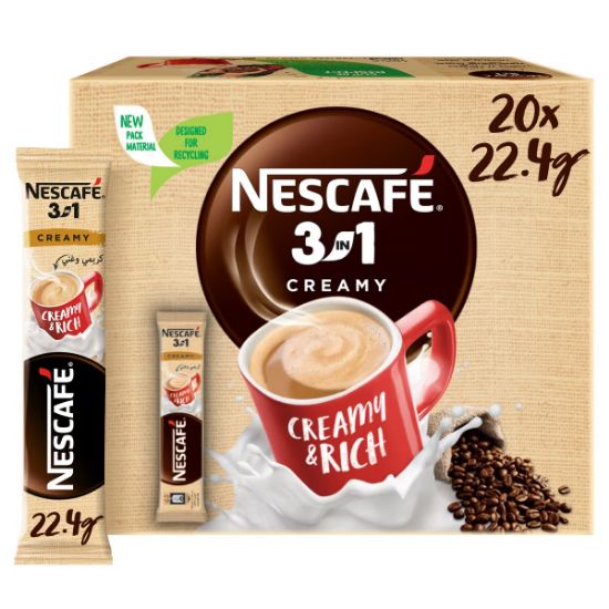 Picture of Nescafe 3 In 1 Creamy Latte Coffee 20x22.5gm