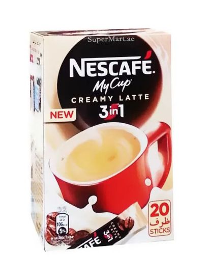 Picture of Nescafe 3 In 1 My Cup Creamy Latte 20x22.5gm