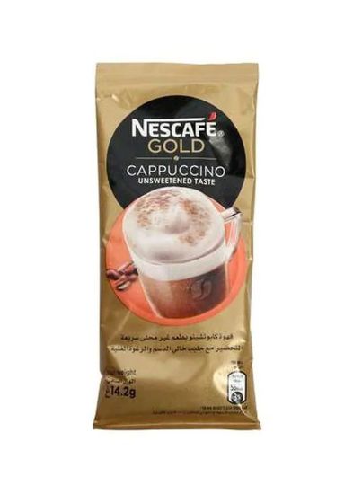 Picture of Nescafe Gold Cappuccino Unsweetened Coffee 10x14.2gm