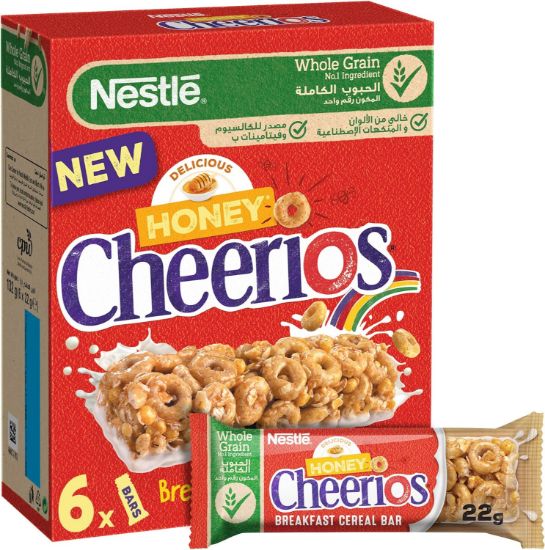 Picture of Nestle Cereal Bar Honey Cheerios 6x22gm