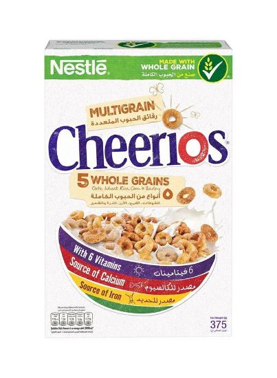 Picture of Nestle Cheerios Cereal Multigrain 5 Whole Grains 375gm