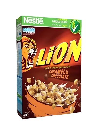 Picture of Nestle Lion Cereal With Caramel & Chocolate 400gm