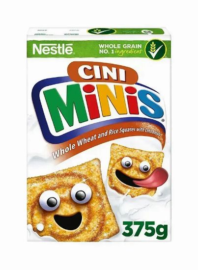 Picture of Nestle Cini Cereal Rice Squares With Cinnamon 375gm