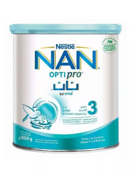 Picture of Nestle Nan 3 Optipro Growing Up Milk Powder From 1 To 3Years 800gm