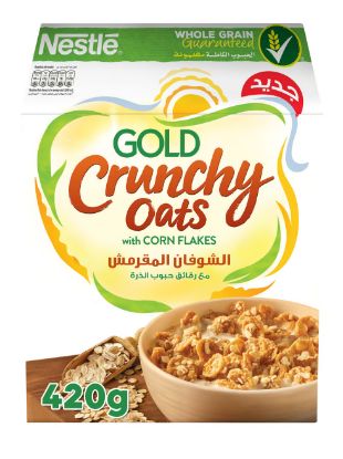 Picture of Nestle Gold Crunchy Oats With Corn Flakes 420gm