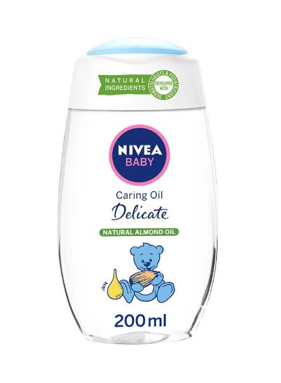 Picture of Nivea Baby Caring Oil Delicate Natural Almond Oil  200ml