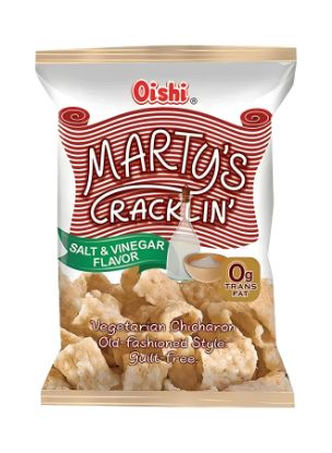 Picture of Oishi Marty's Cracklin Salt & Vinegar Flavor Chincharon 90gm