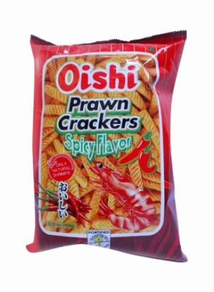 Picture of Oishi Prawn Crackers Spicy 90gm