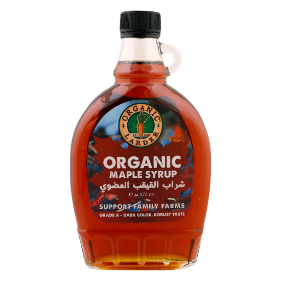 Picture of Organic Lader Maple Syrup Dark Color 375ml