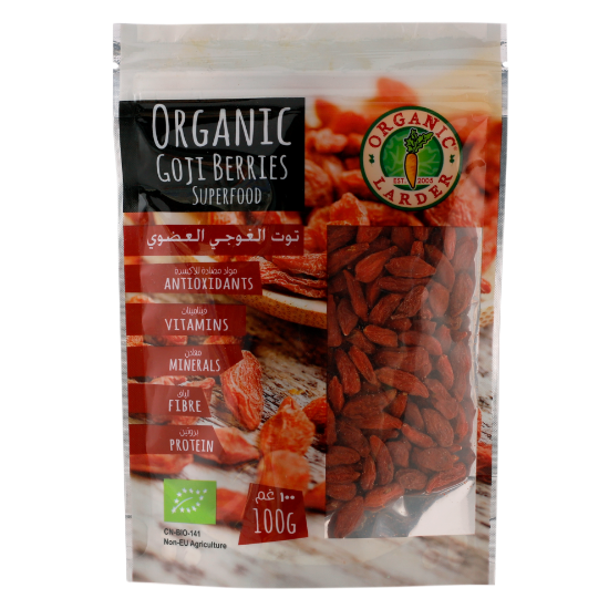 Picture of Organic Larder Organic Goji Berries Superfood 100gm