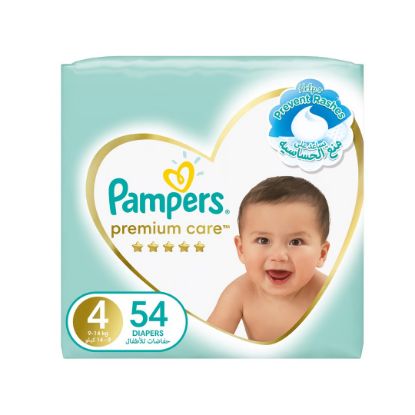 Picture of Pampers Baby Care Large 4 9-14kg 54's