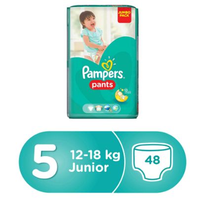 Picture of Pampers Baby Pants Junior 5 12-18kg 48's