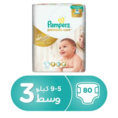 Picture of Pampers Premium Care Medium 3 5-9kg 80's