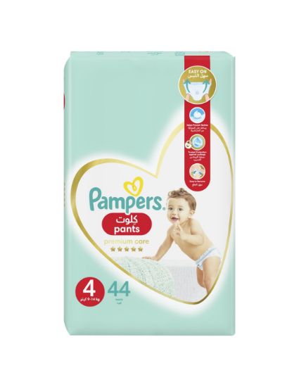 Picture of Pampers Premium Baby Care Pants Size 4 9-14kg 44's