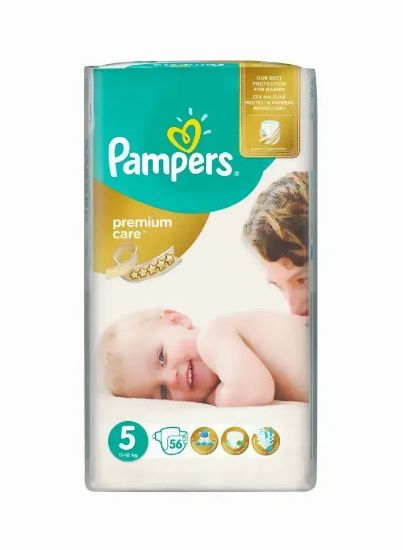 Picture of Pampers Premium Care Diapers Size 5 11-16kg 56's