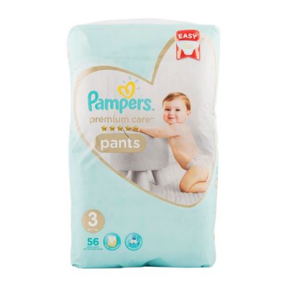 Picture of Pampers Premium Care Pants Medium 3 6-11kg 56's