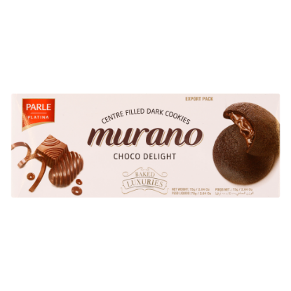 Picture of Parle Murano Choco Delight Centre Filled Dark Cookies 75gm