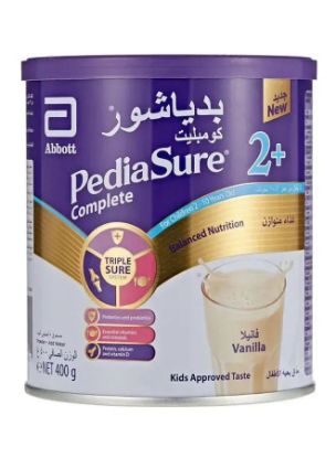 Picture of Abbott Pediasure Complete 2+ Triple Sure Formula Vanilla For 2-10Years 400gm