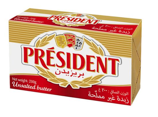 Picture of President Butter Unsalted 200gm