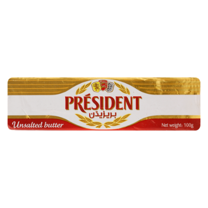 Picture of President French Butter Unsalted 100gm