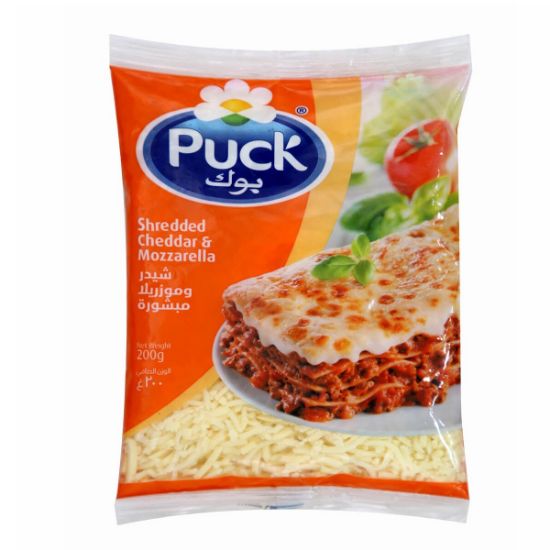 Picture of Puck Cheese Shredded Cheddar 180gm