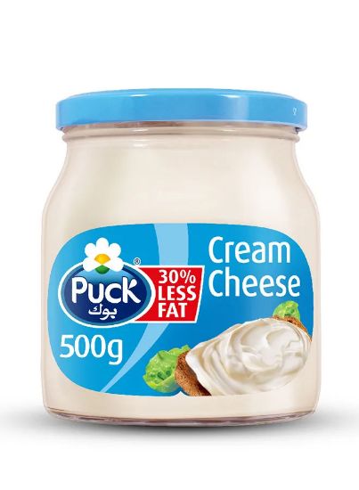 Picture of Puck Processed Cream Cheese Spread 30% Less Fat, 500gm