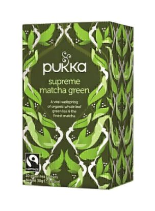 Picture of Pukka Organic Supreme Matcha Green 20 Green Tea Sachets 30gm