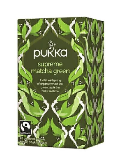 Picture of Pukka Organic Supreme Matcha Green 20 Green Tea Sachets 30gm