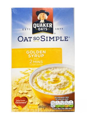 Picture of Quaker 2min Oats Golden Syrup 360gm