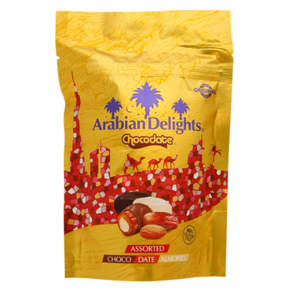 Picture of Arabian Delights Chocodate Choco, Date & Almond 90gm