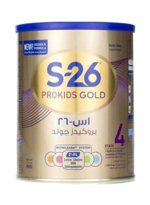 Picture of S-26 Prokids Gold Stage 4 Vanilla Growing-Up Formula For 3-6Years 900gm