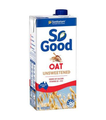 Picture of Sanitarium So Good Oat Unsweetened Milk, 1ltr