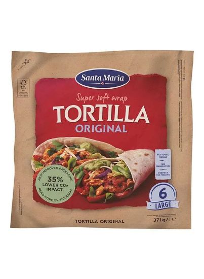 Picture of Santa Maria Original Wrap Tortilla 6pcs 371gm