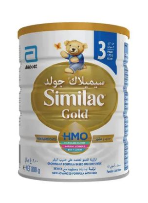 Picture of Abbott Similac Gold 3 Hmo Growing-Up Milk Formula For 1-3Yrs 800gm