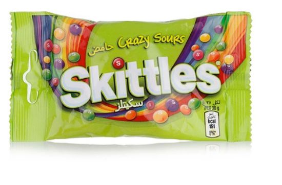 Picture of Skittles Candy Crazy Sour 38gm