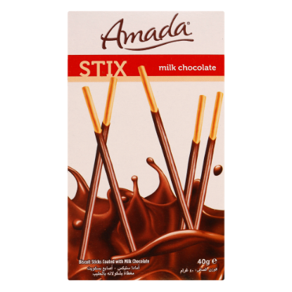 Picture of Biscolata Amada Stix Milk Chcocolate 40gm