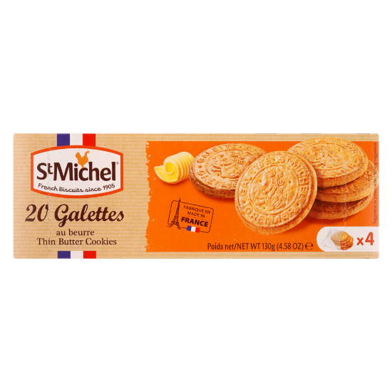 Picture of St Michel 20 Galettes Thin Butter Biscuit 130gm