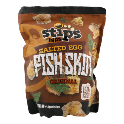 Picture of Stips Chips Salted Egg Fish Skin Original 150gm