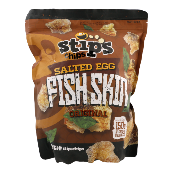 Picture of Stips Chips Salted Egg Fish Skin Original 150gm