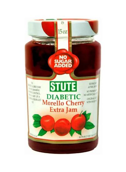 Picture of Stute Diet Jam Morello Cherry Extra 430gm