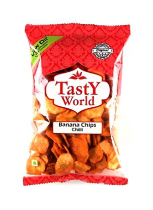 Picture of Tasty World Banana Chips Chilli 130gm