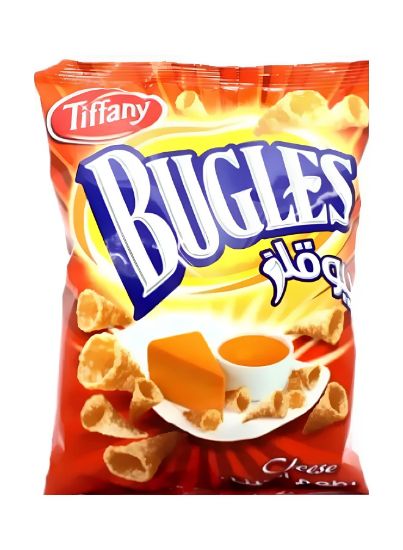 Picture of Tiffany Bugles Chips Cheese 100gm