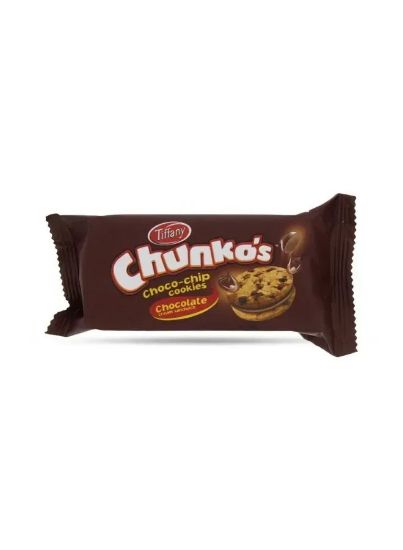 Picture of Tiffany Chunko's Choco-Chip Cookies Cream Sandwich 12X43gm